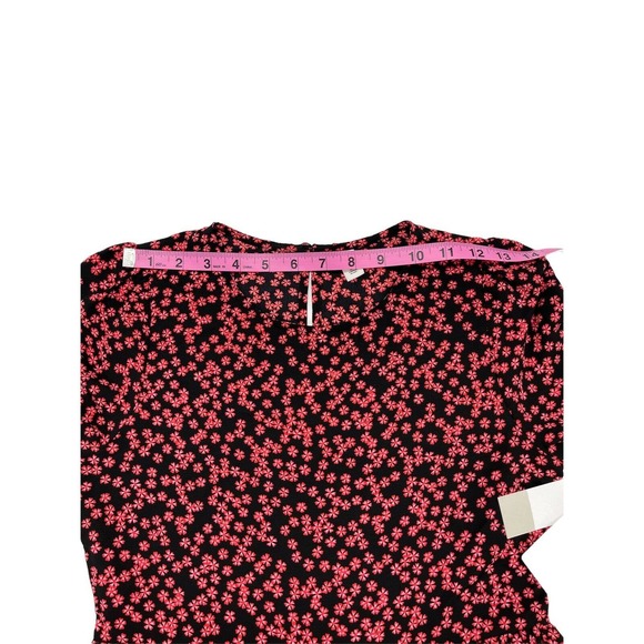 BP Black Graphic Blooms Long Sleeve Dress Size 2XSmall - Picture 7 of 11